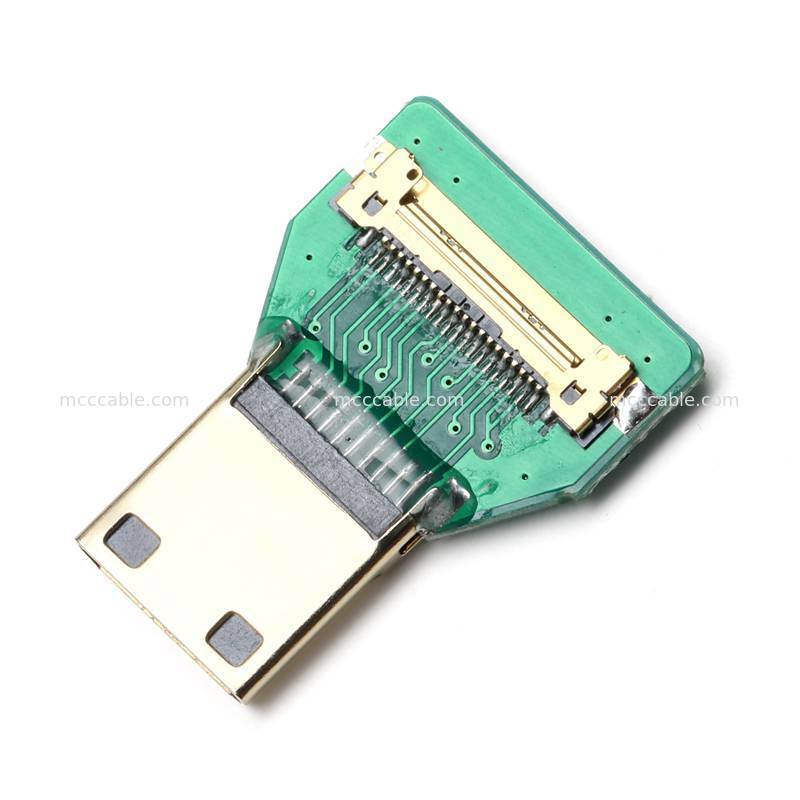 Специализированная Micro HDMI на Mini HDMI Micro Coax Cable Assembly для встроенных дисплейных систем