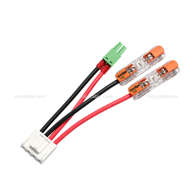 VHR-4N 15EDGK-3.5 221-2411 Wire Harness 18AWG 4 Pin Custom Cable Assembly