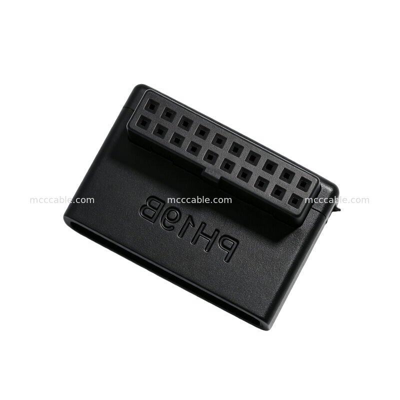 PH19B+ 90-Degree USB 3.0 19/20-Pin Motherboard Adapter with Molded Design