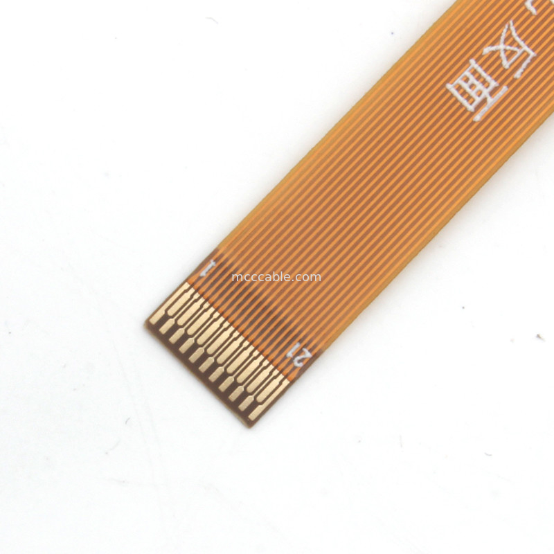 21 кабель штыря FFC FPC, соединитель дисплея lvds тангажа плоского кабеля 0.3mm FPC гибкий