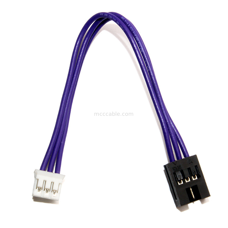 Изготовленный на заказ провод JST 3pin обуздывает провод тангажа 0.8mm для восхождения на борт кабеля SUHR-03V-S