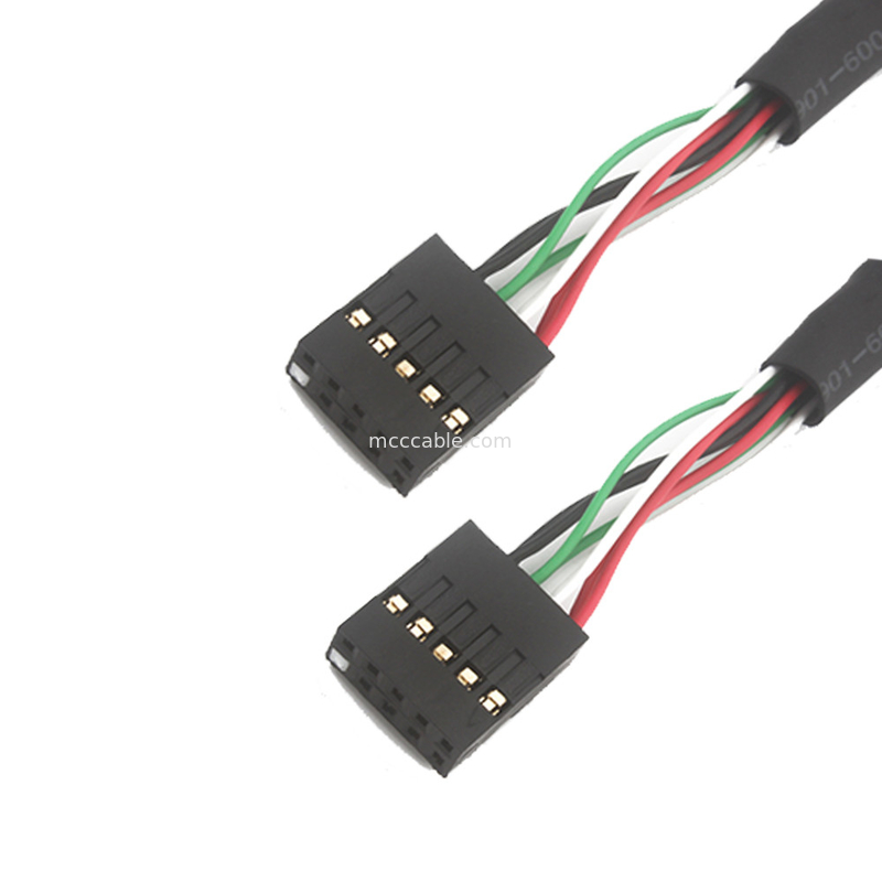 Bb проводки провода Usb 2.54mm двойной к кабелю POS MOLEX 22552101 Sbc 10