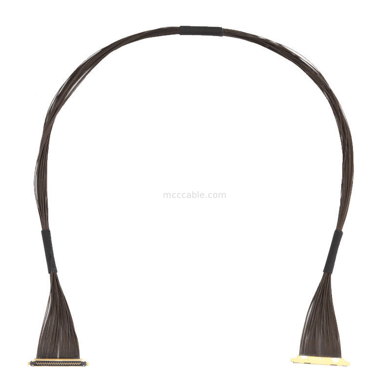 40P UL11130 46AWG Собрание микрокоаксиальных кабелей 20531-040t-02 IDC Формирование OEM/ODM