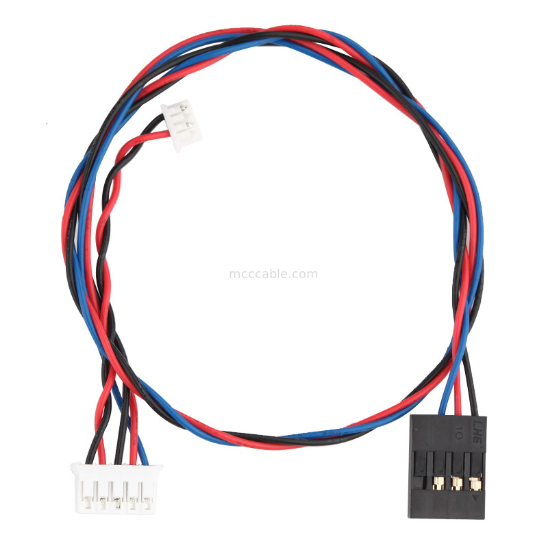 Сборка кабеля Du Pont 4p проводки JST PHR-5P к длине 100mm Molex 51021-04p