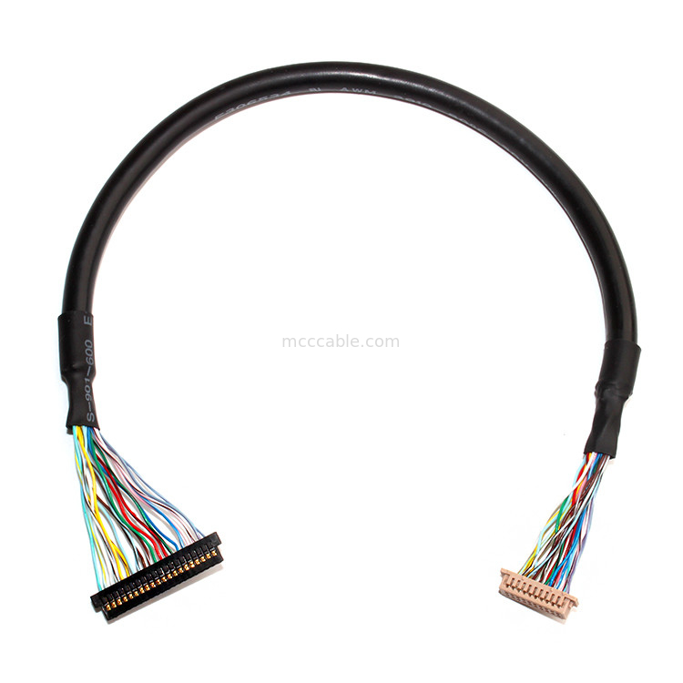 ЧАСЫ DF13-20DS-1.25C тангажа 32AWG сборки кабеля 1.0mm соединителя LVDS LCD