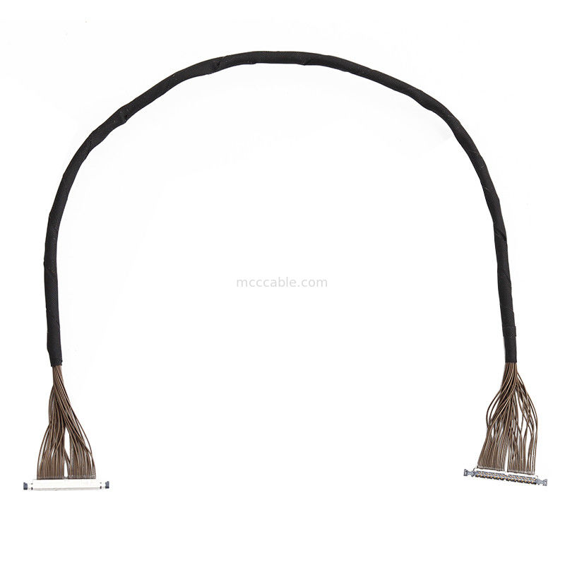 32 пин микрокоаксиальный кабель 0,3 мм ширина 20496-032T-40 Lvds кабель для дронов 32P разъединитель