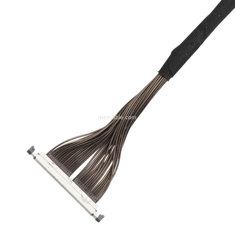 32 пин микрокоаксиальный кабель 0,3 мм ширина 20496-032T-40 Lvds кабель для дронов 32P разъединитель
