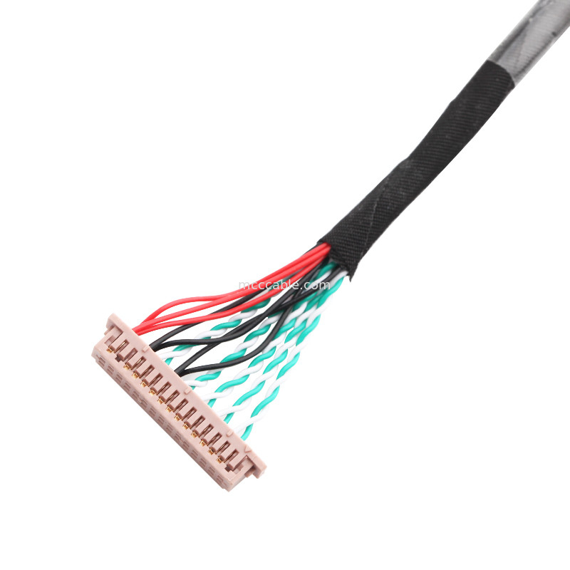 30 сборка кабеля WL1258h-20P Pin LVDS К соединителю дисплея lvds ЧАСОВ DF13-2