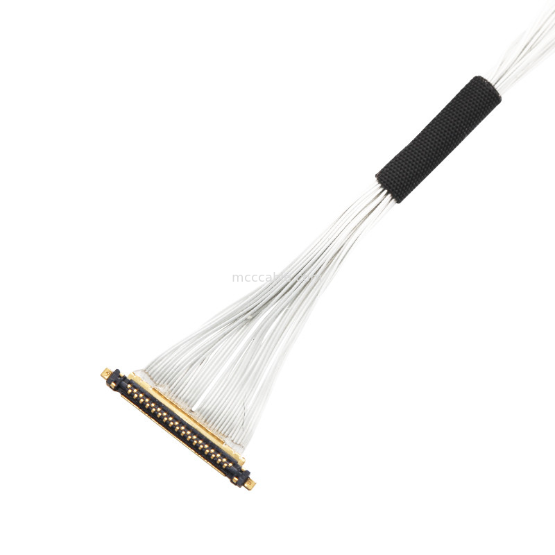 Сборка кабеля для БПЛА Lvds Edp Сборка кабеля 0,25 мм Pitch 20531-034T-02 To Jst Auhr-05v-H 34 Pin Micro коаксиальный кабель